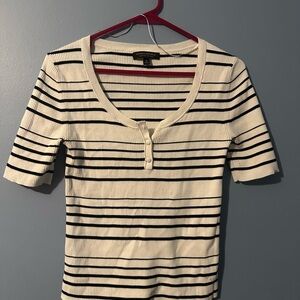 Banana Republic Top Womens Small Stripe Shirt